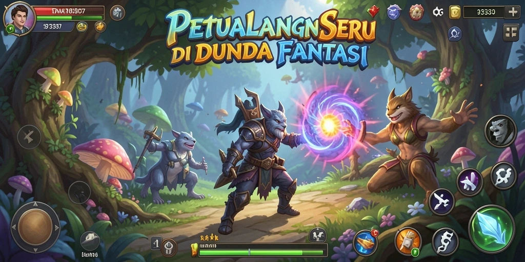 Gameplay 93337 yang menegangkan dan mendebarkan.