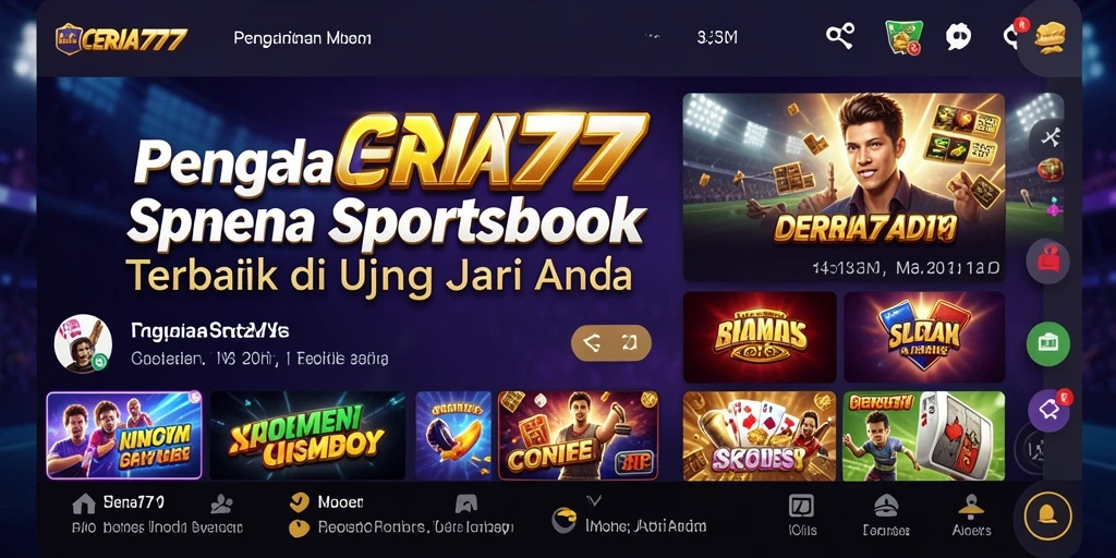 Tampilan gameplay Sportsbook yang menarik dan interaktif.