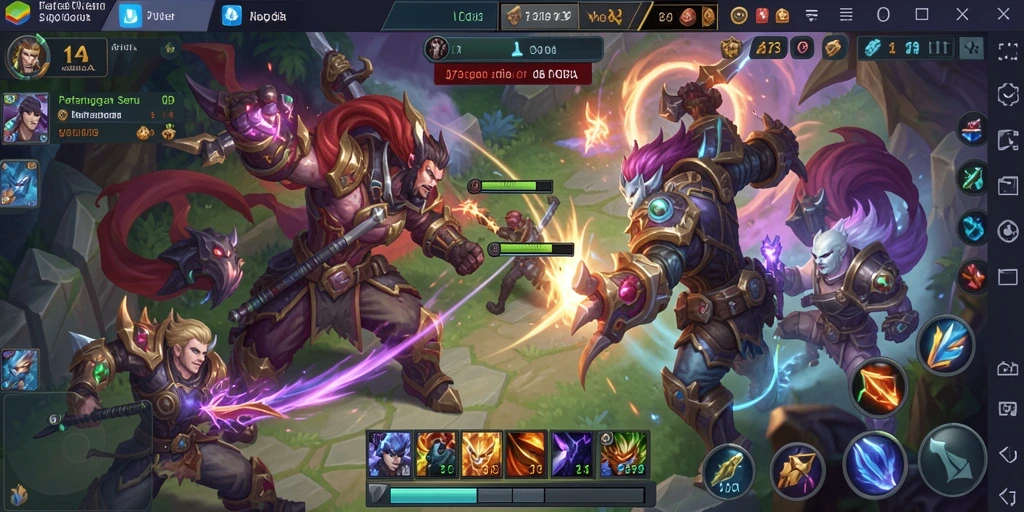 Tampilan gameplay D73 yang menegangkan dan penuh aksi.