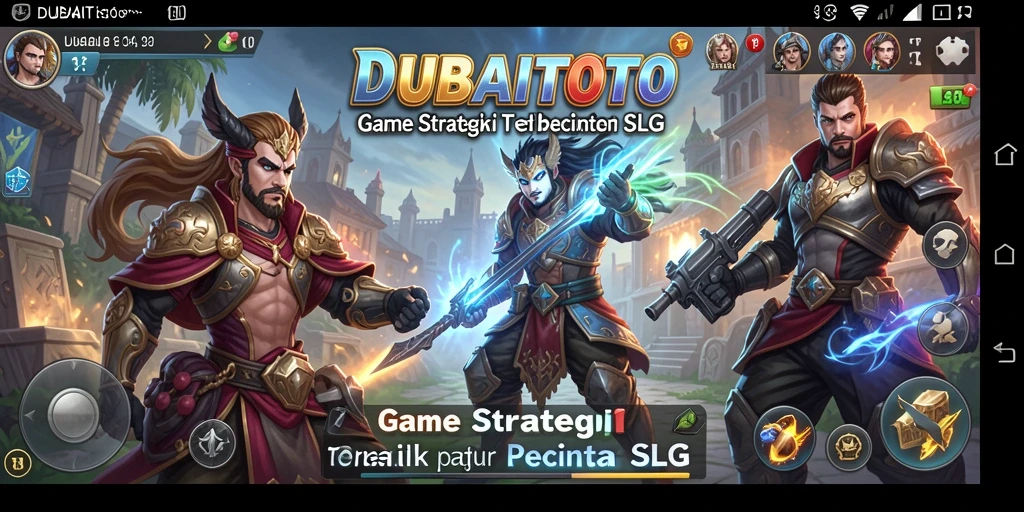Tampilan mendebarkan dari gameplay dan pertempuran di DUBAITOTO.