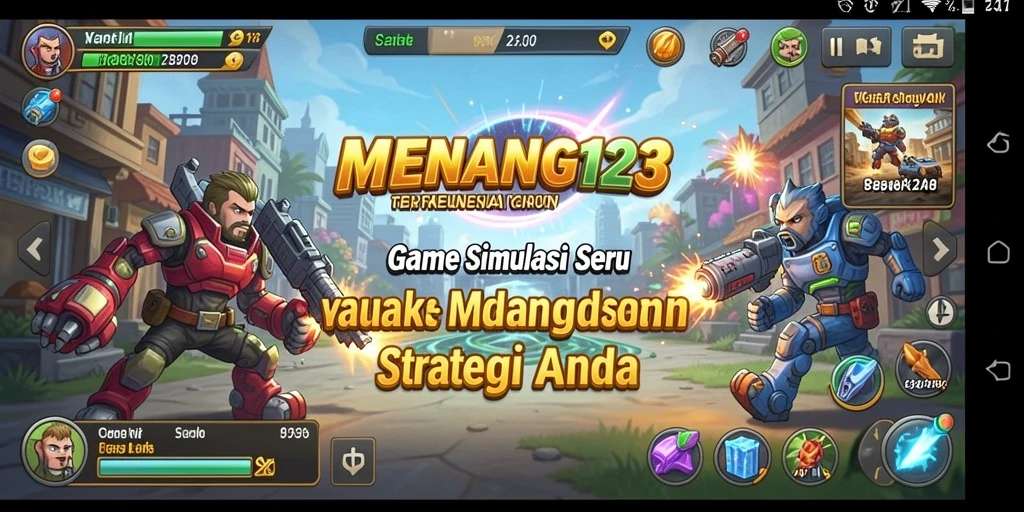 Tampilan gameplay MENANG123 yang seru dan mendebarkan.
