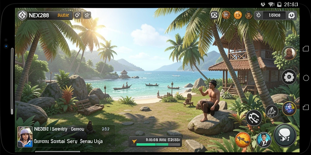 Tampilan menarik dari gameplay NEX288 yang santai dan menghibur.