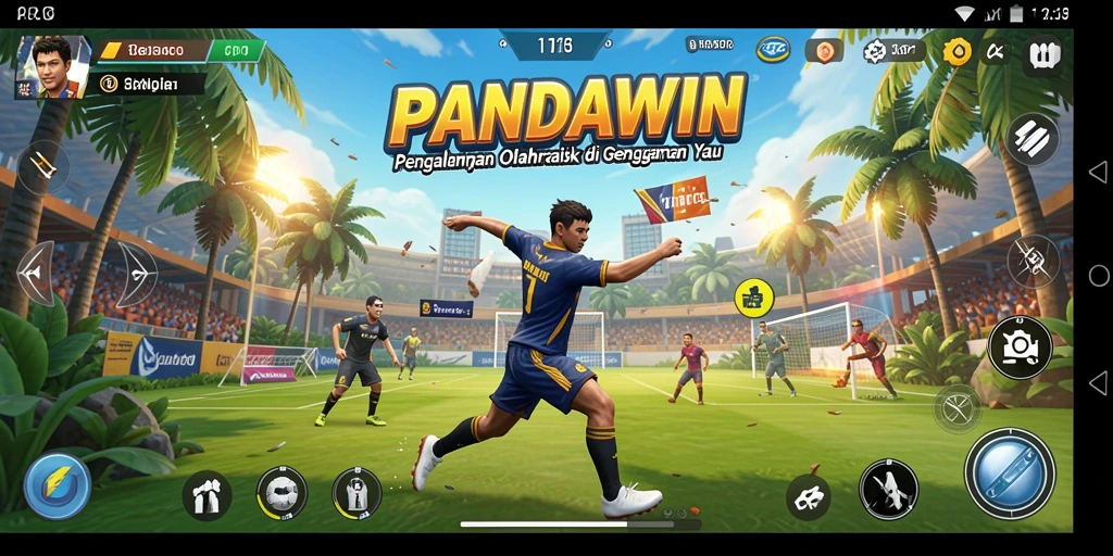 Tampilan gameplay <strong>PANDAWIN</strong> yang penuh aksi dan kompetitif.