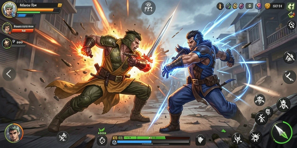 Gameplay PP7 yang penuh aksi dan ketegangan.